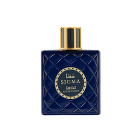ARIAZ Sigma Men’s Eau De Parfum 3.4 Oz - Fresh Spicy Aromatic Cologne with Cinnamon, Nutmeg, Lavender, Amber & Woods - Daytime Fragrance for Spring & Summer