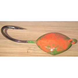 T&A Jigs 4PK GAMAKATSU 3/0 TOG BLACKFISH Green Orange SHEEPSHEAD Ocea Sea Sweeper JIGS    - 1oz