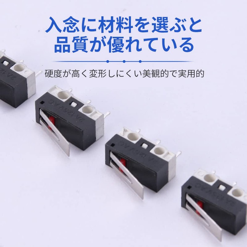 KRGNPLE Small Power Switch Micro Switch 3 Pin Mini Micro
