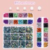 Resin Rhinestones Kits Bedazzling Kit, 2mm-6mm Mixed Flatback Rhinestones with