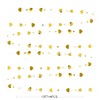 52Ft White and Gold Love Heart Garland Hanging Paper Streamer