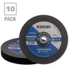 KSEIBI 645110 Grinding Wheels 10-Pack, Aluminum Oxide Discs for Metal