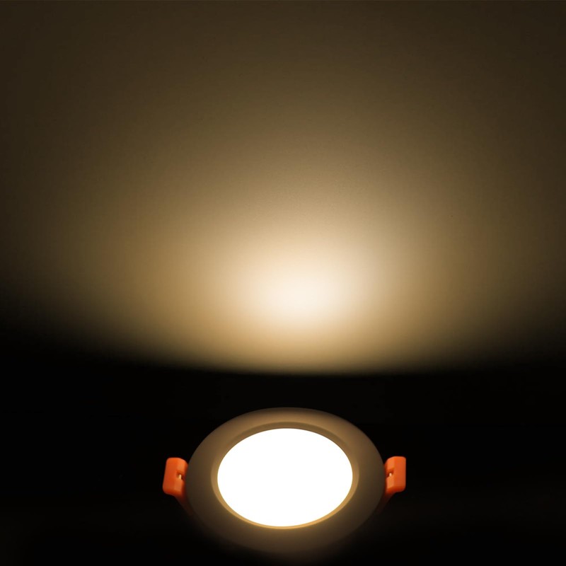 LEDLightsWorld 2.5 inch Black LED Recessed Lighting, Dimmable 5W Retrofit