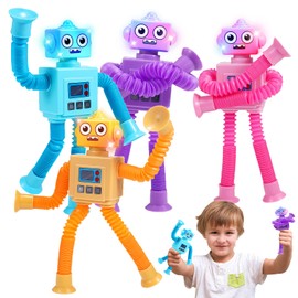 Adeokay Children's Toy from 2 3 4 5 6 7 8 Years, Party Bag Children's Birthday 2-8 Years Robot Suction Cup Toy Children's Birthday Party Favours Gift Boy 2-8 Years Birthday Gift for Girls