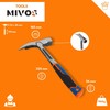 Mivos Roofing Hammer 600 g Head Weight - Forged All-Steel