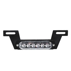 Rudyness Motorbike Tail Light Universal Motorcycle B6 Dual License Plate LED Tail Brake Light ATV Burst Flash Stop Lamp Rear Turn Signal Light Auxiliary Light (Mid License Plate Lights)