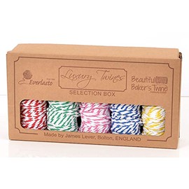 EVERLASTO Luxury Twine Selection Boxes Craft String Various COLOURWAYS (Chunky)