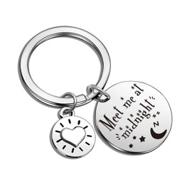 ASANHAO Music Lover Keychain - Song Fans Inspirational Gift for Best Friend, Daughter, Son, Cousin, Boyfriend, And Coworker - Song Inspired Jewelry