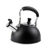 BLKP Pearl Metal AZ-5014 Wide Mouth Whistling Kettle Kettle 1.6L