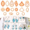 Puocaon Embedded Polymer Clay Cutters - 16 Pcs Clay Cutters