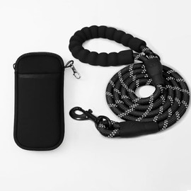 Set de Correa para Perro con Bolsa de Cintura para Teléfono, Llaves y Dinero – Ideal para Paseos y Actividades al Aire Libre