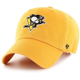 PITTSBURGH PENGUINS '47 CLEAN UP OSF Cachuchas Amarillo, Amarillo, Talla única
