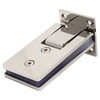 90 Degree Bathroom Door Clip Stainless Steel DoubleSided Shower Glass