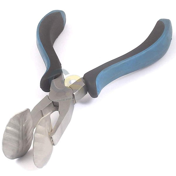 G.S Glassblowing Boro Lampwork Bead Leaf Masher Flat Plier