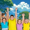 Tingjoo Emerald Isle Theme Vbs Backdrop 9 x 6 ft