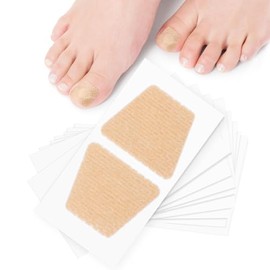 BOXOB 50 Uds Parches Reparadores de Uñas, Extrafuertes Parches Uñas Lactancia Nocturna de 8 Horas para Clavos Dañadas y Descoloridas