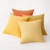 MIULEE Fall Corduroy Pillow Covers Soft Soild Striped Throw Pillow