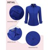 Womens Button Down Shirts Long Sleeve Regular Fit Basic Simple