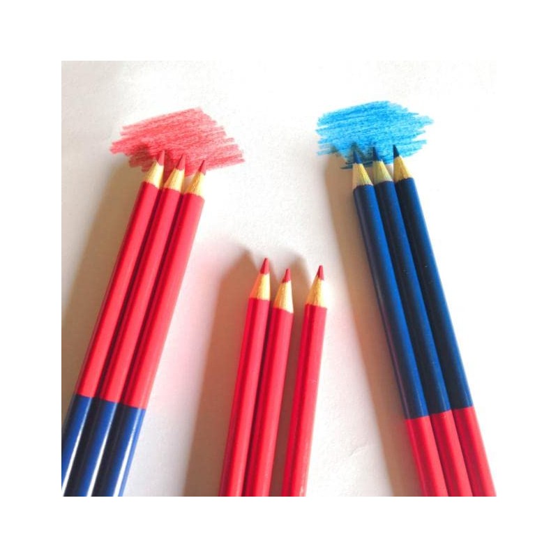 MONOW Red Blue Pencil Red Blue Pencil, Red Pencil, Red