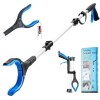 43 inch Extra Long Grabber Tool,Foldable Pick Up Stick with