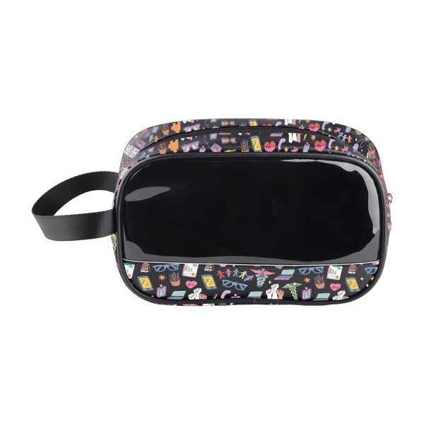 PXTIDY Social Worker Clear Makeup Bag Social Worker Appreciation Retirement