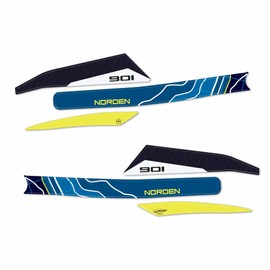 labelbike - 3D Resin Stickers Motorcycle Decorations and Protections Handguards Compatible with Husqvarna Norden 901 2023