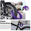 Anweller Bicycle Lock Fingerprint, 1.5 m Cable Lock, Waterproof, Portable