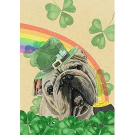 English Bull Dog - Best of Breed - HHS Saint Patricks Day Garden Flag