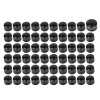 Unbranded Black Cut Engine Bolt Cover Caps For Harley Low