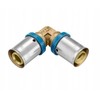 Rimex Press Fitting Angle 16 x 16 mm, PEX Brass