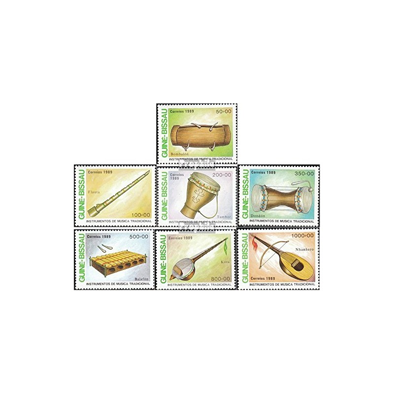 Guinea-Bissau 1011-1017 (complete.issue.) unmounted mint/never hinged ** MNH 1989 Musical