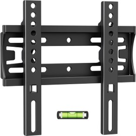 IWORKBOARD 24 32 40 42 43 inch Low Profile Fixed TV Wall Mount for LED LCD TVs & Monitors, Flat Flush Small RV TV Mount, Easy Ultra Slim Wall Bracket, Max VESA 200x200mm, 66lbs, Single Stud