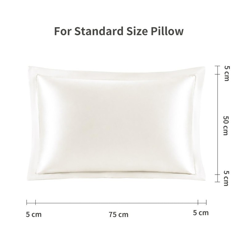 Stonecrest Silk Pillowcase 2 Pack,100% Mulberry Silk Pillowcase for Hair
