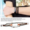 for Xiaomi Mi Band 7 Leather Strap Metal Snap Retro
