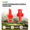 Hicello 100PCS 360 Degree Misting Nozzle Irrigation, Sprinklers Sprayer for