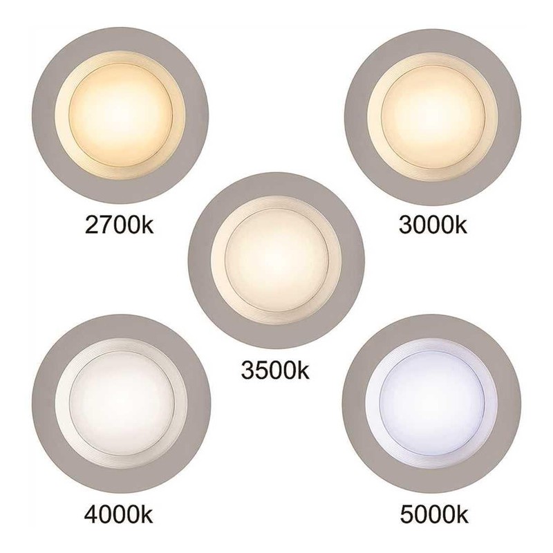 Commercial Electric 6 in. White Integrated LED Recessed Downlight with
