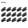 HARFINGTON 15pcs Headphone Wire Clips 0.94" Length Small Headset Cable