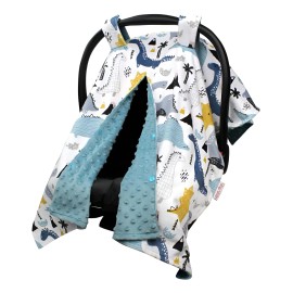 Funda Para Asiento De Coche De Bebé - Dinosaur Jungle Con Lu