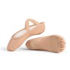 Dancecore Children's Slip-On Canvas Ballet Dance Shoe with Split Leather