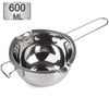 Stainless Steel Double Boiler Pot with 600ML for Melting Chocolate,