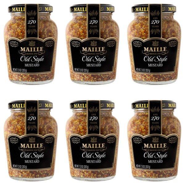 Maille Mustard, Old Style, 7.3 oz, 6 Count