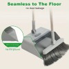 Broom and Dustpan Set Lightweight Upright Lobby Broom and Dust