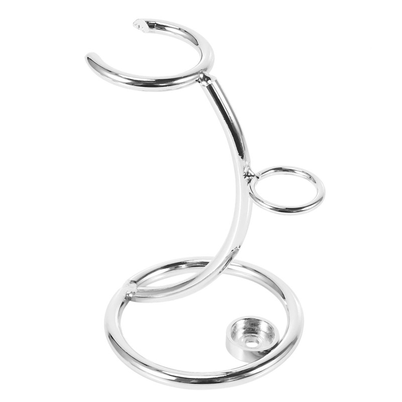 Haskoss Universal Shaving Brush Stand Simple Metal Safe Razor and