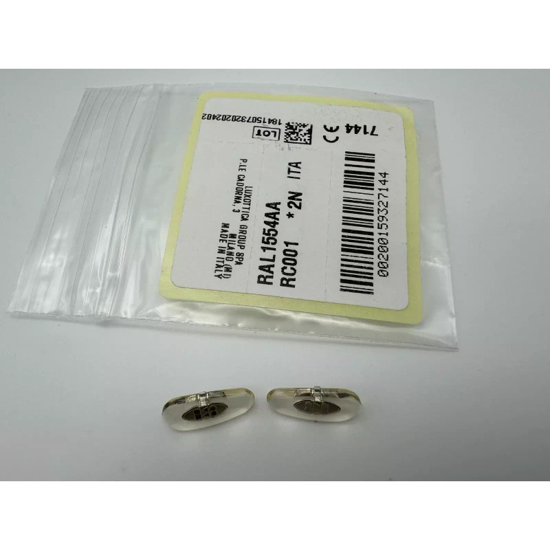 Oliver Peoples Sunglasses Eyeglasses Silver Replacement Nose Pads Clip Crimp