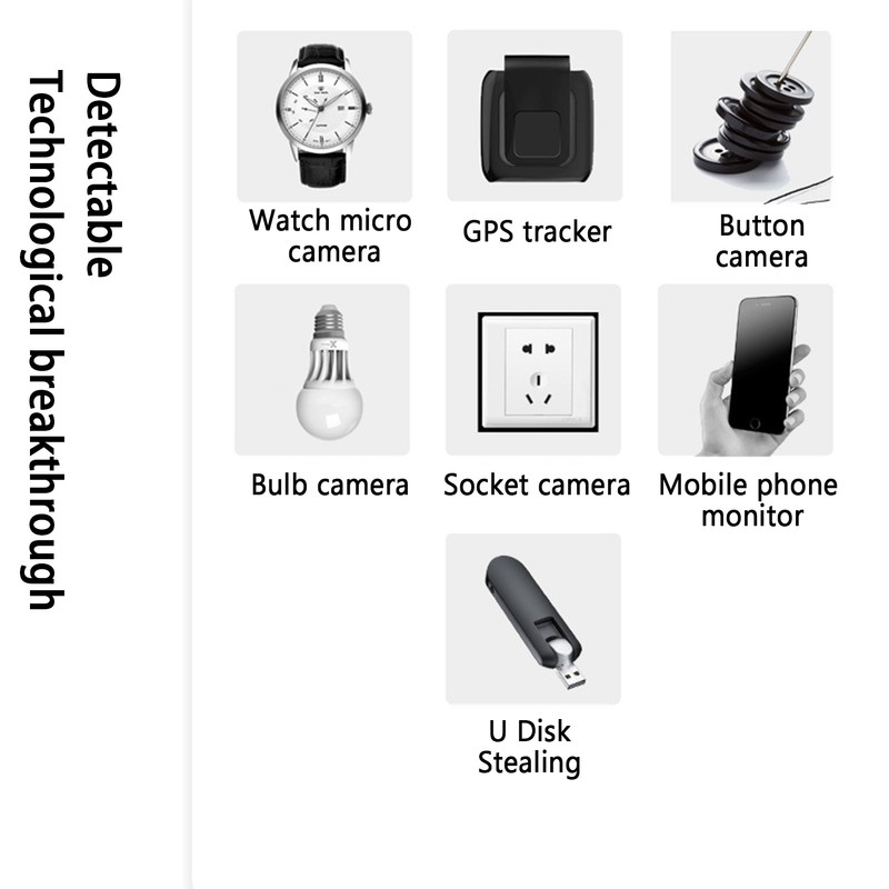 Concealed Camera Detector Finder Privacy Protector ABS Signal Electronic Tracker