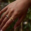 AOLIMI Gold Stackable Rings for Women Star Adjustable Open Ring