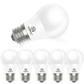 Energetic 5.5W A15 LED Bulb, 40 Watt Equivalent, Refrigerator Bulb, 3000K Warm White, A15 Ceiling Fan Light Bulbs, Appliance Bulb, E26 Base, 550 LM, Non-Dimmable, 6 Pack