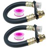 2-Pack STAN1438 Oil Drain Hose Compatible With Tecumseh Kohler Engines