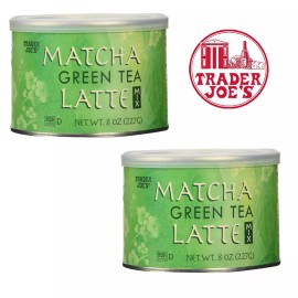 Trader Joe's  Trader Joe's Matcha Green Tea Latte Mix Kosher 8oz  - 2 BOX