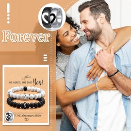 Hqvbvc Wedding Gifts for Couples Mr and Mrs Gifts for Bride to Be 4x6 Engagement Picture Frame for Newlywed Luggage Tags Bridal Shower Box for Honeymoon Anniversary